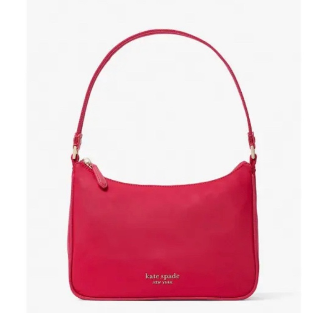 Kate Spade New York New Nylon Small Shoulder Bag- pink